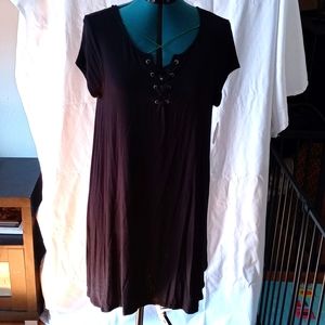 Authentic American Heritage Black Short Sleeve Dress
